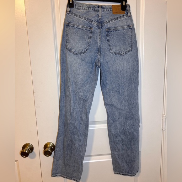 Denim forum aritzia Joni High Rise Loose Super high-waist light wash loose jeans - Picture 5 of 7